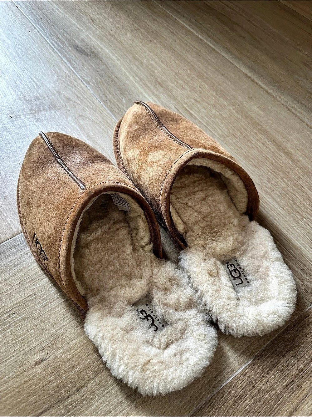 UGG Scuff Suede Slippers Brown US 9